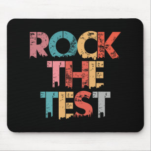 Testtag für den Vintagen Lehrer-Testtag Mousepad
