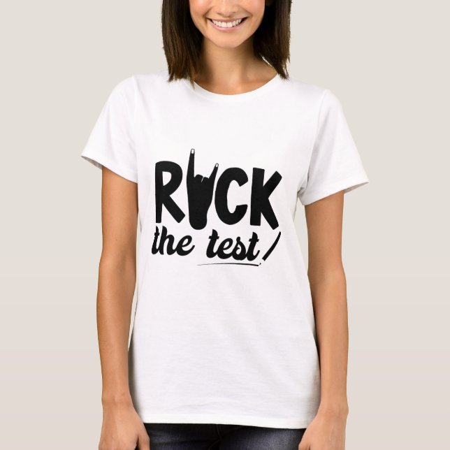 Testtag für Lehrer T-Shirt (Vorderseite)