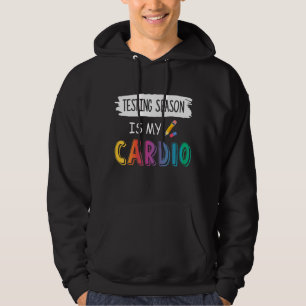 Testtag für Lehrer Testsaison ist meine Karte Hoodie