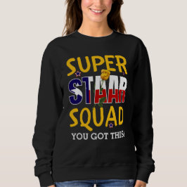 Testtag für Super Staar Squad Teacher Sweatshirt
