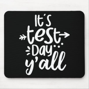 Testtag im Jahr Funny Testing Day für Schüler unte Mousepad