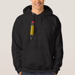 Testtag-Lehrer Lasse diesen Testtag Staat Testi Hoodie