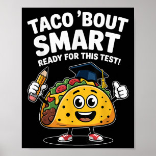 Testtag-Lehrer-Shirt Motivierend Testtag Ta Poster