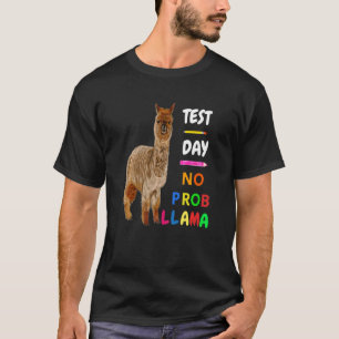 Testtag Nr. Prob Llama Llama Llama Lehrer Testtag T-Shirt
