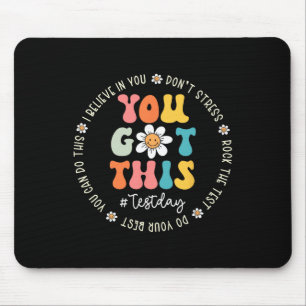 Testtag Rock den Test Lehrer-Testtag Du Hast Mousepad