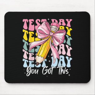 Testtag Rock den Test Motivationslehrer Du schaffs Mousepad