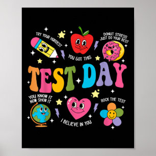 Testtag Rock den Test Motivationstag zum Testen Poster