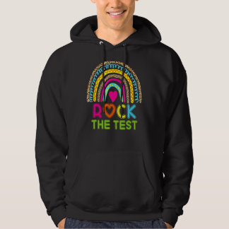 Testtag rocken den Testlehrer-Testtag-Regenbogen Hoodie