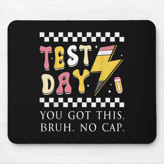 Testtag Sie diesen Bruh No Cap Got Mousepad (Vorne)