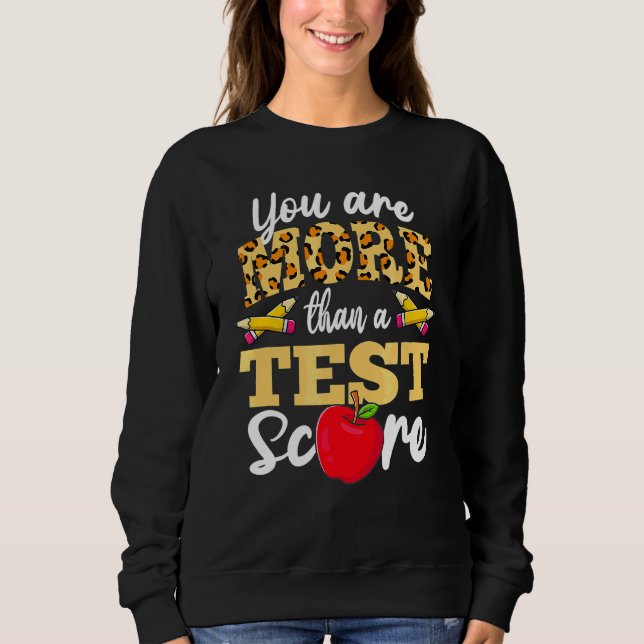 Testtag Sie sind mehr als ein Testergebnis Sweatshirt (Vorderseite)