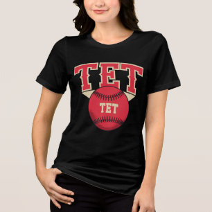 TET-Baseball-Logo Tri-Blend Shirt