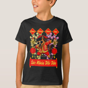 Tet-Dekoration 2026 Vietnamesisches Neujahrsfest P T-Shirt