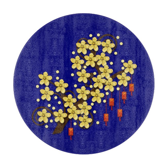 Tet Hoa Mai Schneidebrett (Vorderseite)