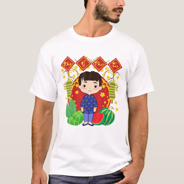 Tet Vietnamese Lunar Calendar 2022 | Nhu Y Phat Ta T-Shirt (Vorderseite)