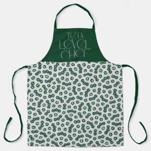 Teta Level Chef editierbare personalisierte Farbe Schürze