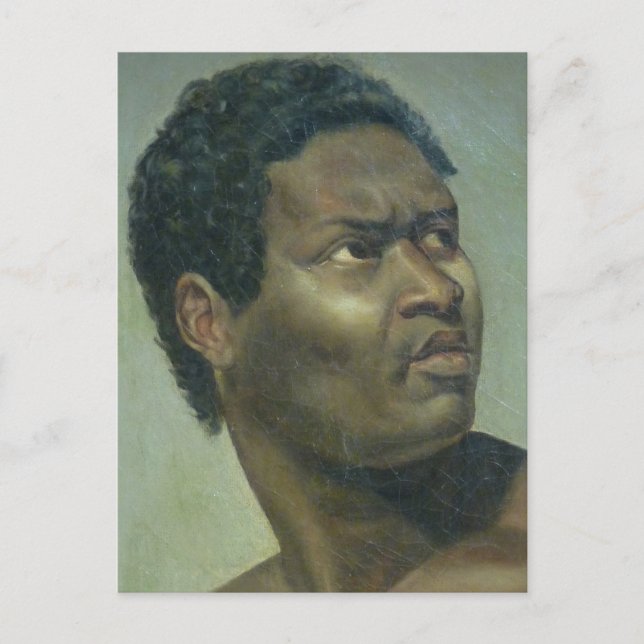 Tête de Nègre (Leiter eines Neger) von Gros Postkarte (Vorderseite)