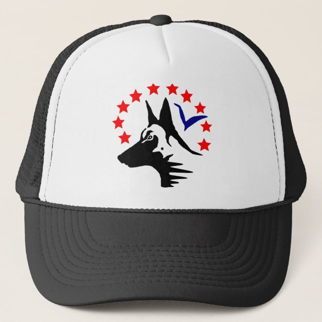 têtemalinoisetoiles truckerkappe (Vorderseite)