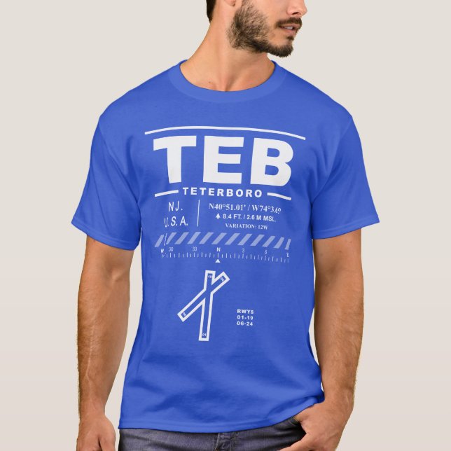 Teterboro Airport TEB T - Shirt (Vorderseite)