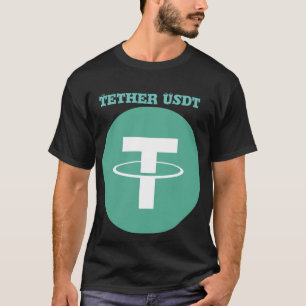 Tether USDT Cryptowährung Logo T - Shirt - Invest