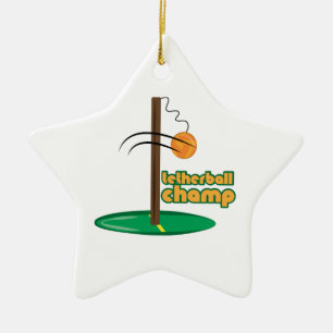 Tetherball Champion Keramik Ornament