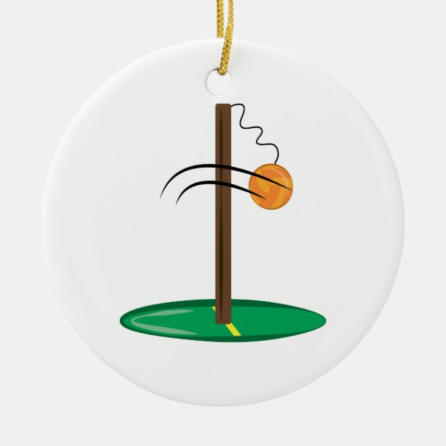 Tetherball Keramikornament (Vorne)
