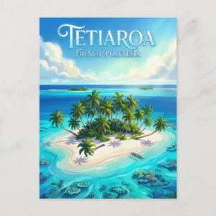Tetiaroa-Atoll Französisch-Polynesien Postkarte