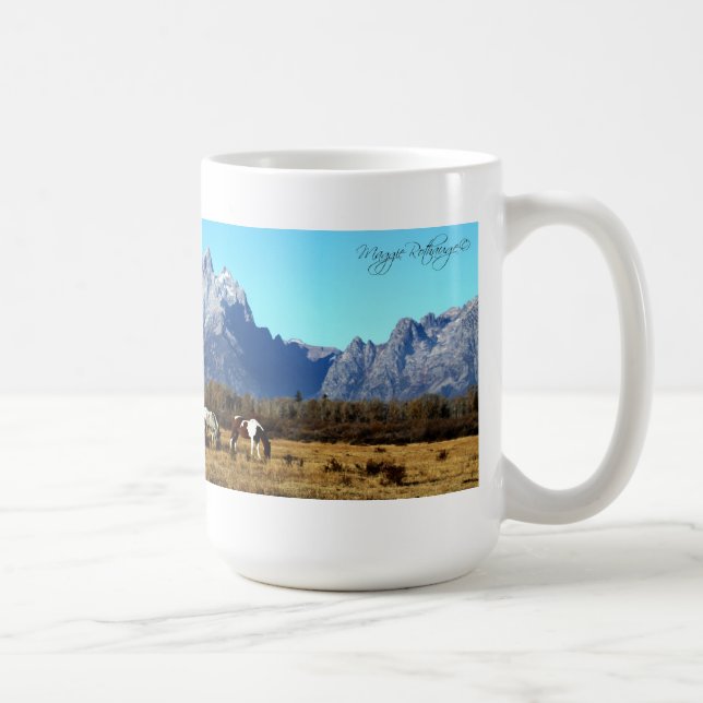 Teton Gebirgskaffee-Tasse Kaffeetasse (Rechts)