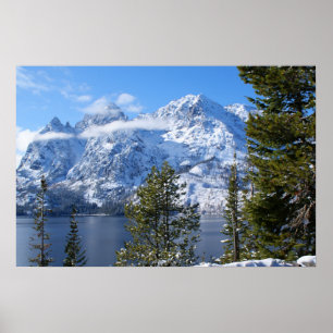 Teton Mountain Range Poster