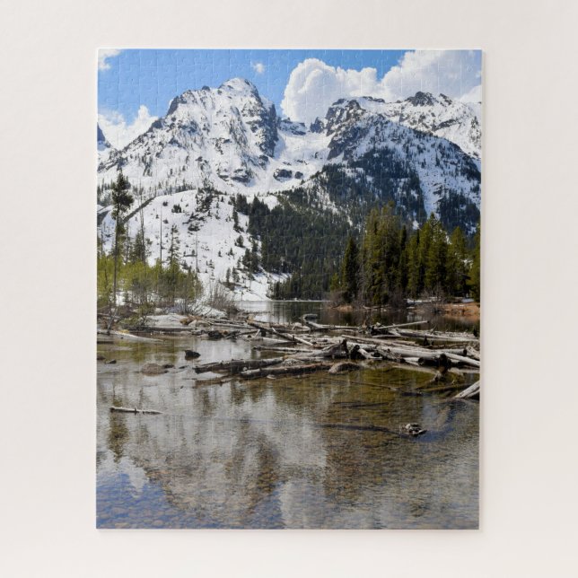 Teton Mountain Stream Reflection - 16x20 - 520 Stk Puzzle (Vertikal)