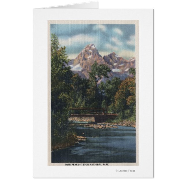 Teton National Park, WY - Zwillingshauptsicht (Vorne)