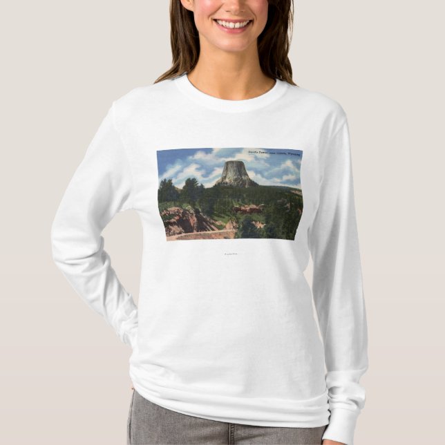 Teton Nationalpark, WY - der Turm des Teufels nahe T-Shirt (Vorderseite)