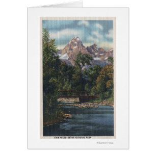 Teton Nationalpark, WY - Doppelspitzen-Ansicht