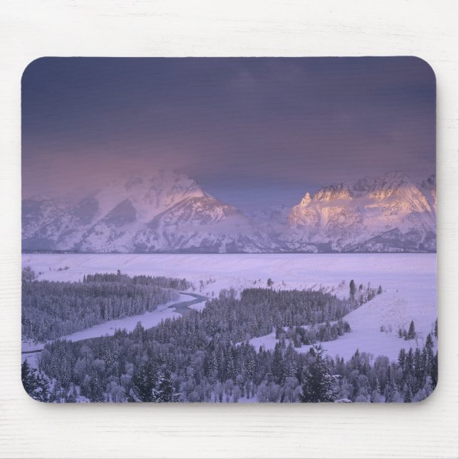 Teton Range from Snake River Overlook, Grand Mousepad (Vorne)
