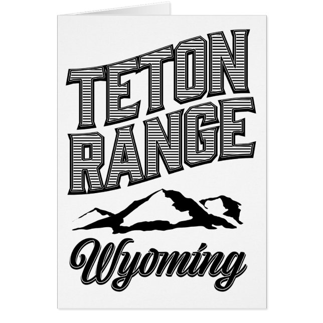 Teton Range, Wyoming (Vorne)