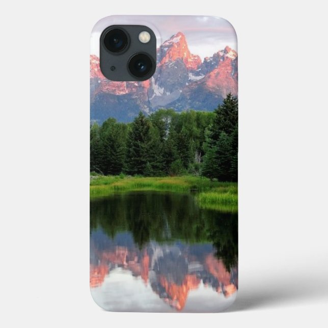 Teton Reflektionen Over the Beaver Pond Case-Mate iPhone Hülle (Rückseite)