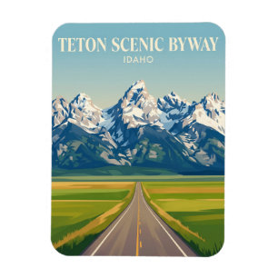 Teton Scenic Byway Idaho Magnet