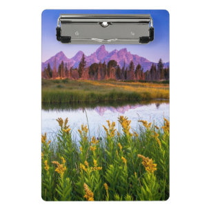 Teton Sonnenaufgang Mini Klemmbrett