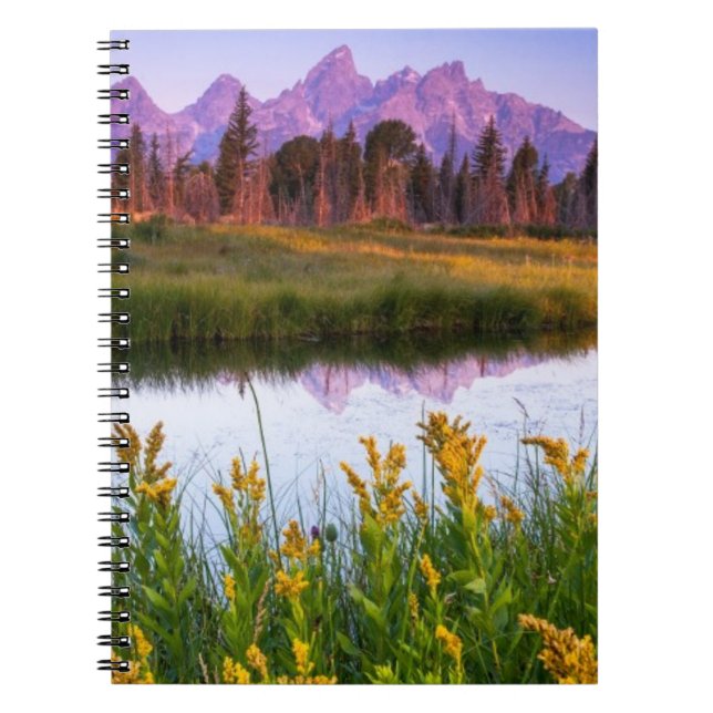 Teton Sonnenaufgang Notizblock (Vorderseite)