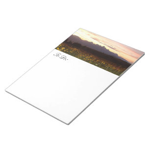 Teton-Sonnenuntergangs-To-Do-Liste Notizblock