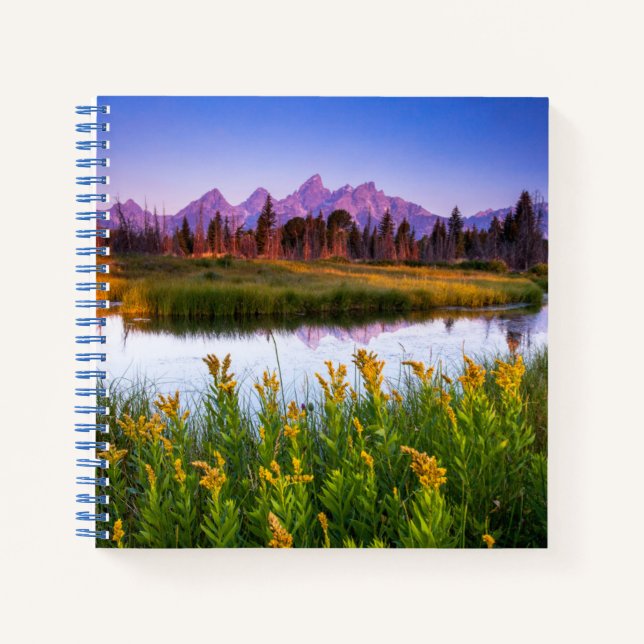 Teton Sunrise Notizbuch (Vorderseite)