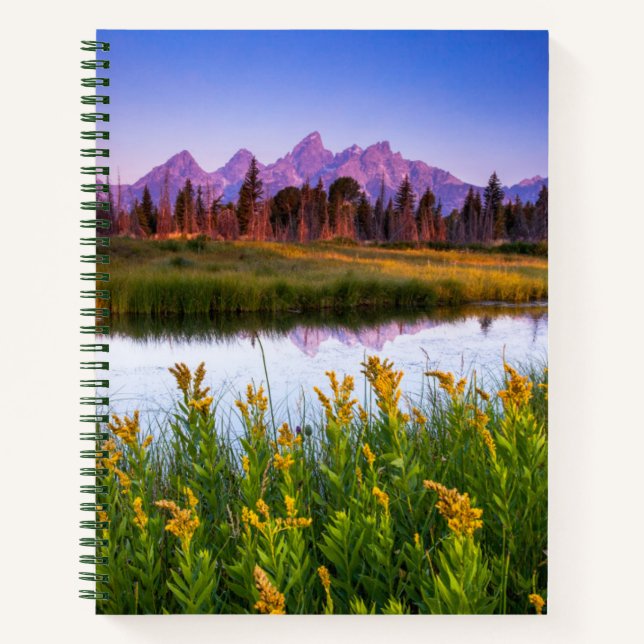 Teton Sunrise Notizbuch (Vorderseite)