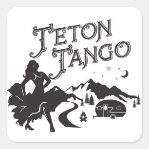 Teton Tango Aufkleber