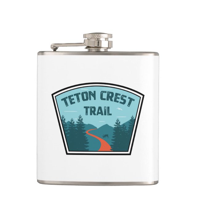 Teton Wappen Trail Flachmann (Vorderseite)