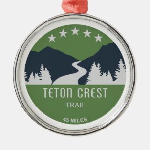 Teton Wappen Trail Ornament Aus Metall