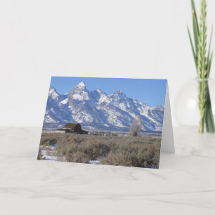 Teton Winter Christmas Card Feiertagskarte