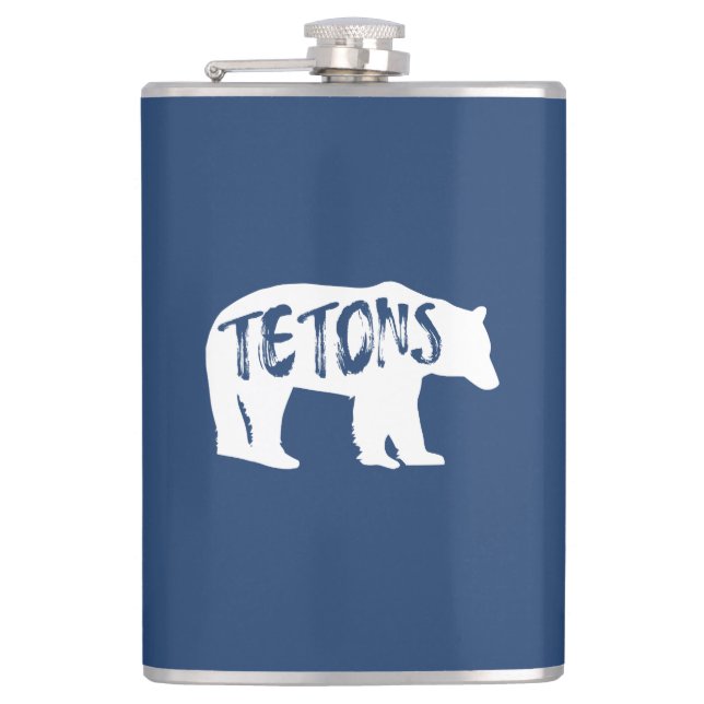 Tetons Bear Flachmann (Vorderseite)