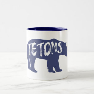 Tetons Bear Zweifarbige Tasse