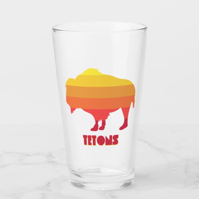 Tetons Bison Glas (Vorderseite)