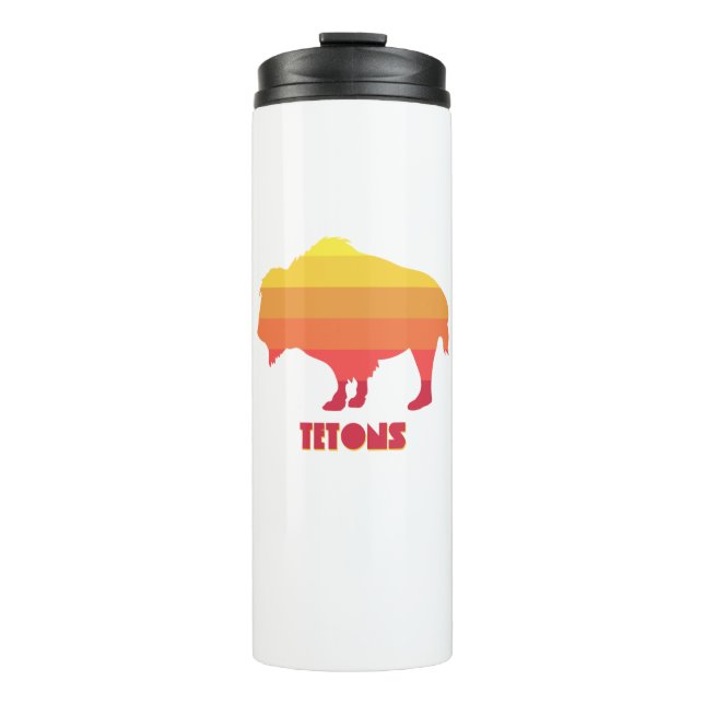 Tetons Bison Thermosbecher (Vorderseite)