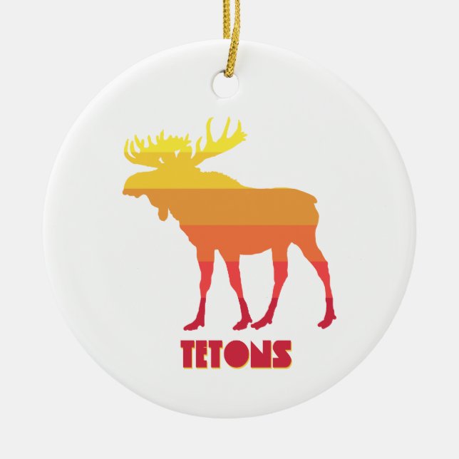 Tetons Elose Keramik Ornament (Vorne)